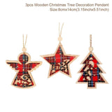 Christmas Wooden Hanging Pendants