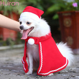 Merry Christmas Pet Hat Cloak Set