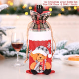Santa Claus Rug Seat Bathroom Set Merry Christmas
