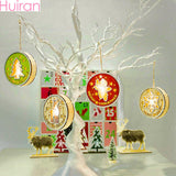 Christmas Wooden Light Ornaments