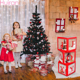 Merry Christmas Red Transparent Box