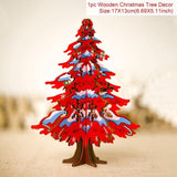 Wooden Christmas Desktop Ornaments