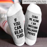 1 Pair Christmas Cotton Socks