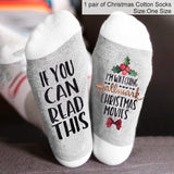 1 Pair Christmas Cotton Socks