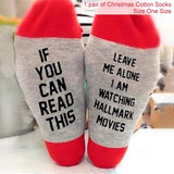 1 Pair Christmas Cotton Socks