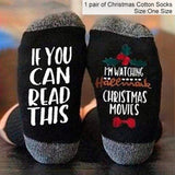 1 Pair Christmas Cotton Socks