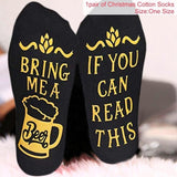 1 Pair Christmas Cotton Socks