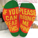 1 Pair Christmas Cotton Socks