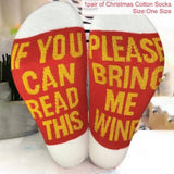 1 Pair Christmas Cotton Socks