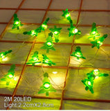 Snowman Snowflakes LED Garland Holiday