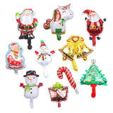 10pcs Mini Christmas Balloons Santa Claus Air Balloons