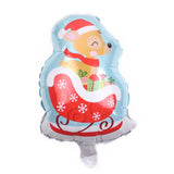 10pcs Mini Christmas Balloons Santa Claus Air Balloons