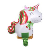 10pcs Mini Christmas Balloons Santa Claus Air Balloons