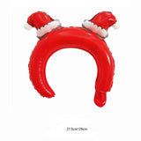 10pcs Mini Christmas Balloons Santa Claus Air Balloons
