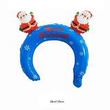 10pcs Mini Christmas Balloons Santa Claus Air Balloons