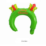 10pcs Mini Christmas Balloons Santa Claus Air Balloons