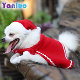 Cat Dog Christmas Clothing Santa Hat