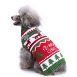 Dog Clothes Winter Warm Wool Sweater Cartoon