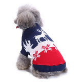 Dog Clothes Winter Warm Wool Sweater Cartoon