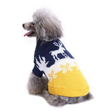 Dog Clothes Winter Warm Wool Sweater Cartoon