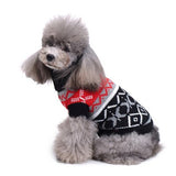 Dog Clothes Winter Warm Wool Sweater Cartoon