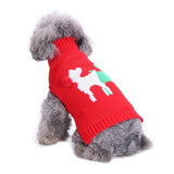 Dog Clothes Winter Warm Wool Sweater Cartoon