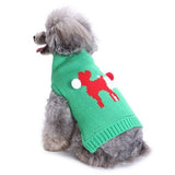 Dog Clothes Winter Warm Wool Sweater Cartoon