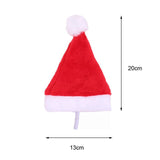 Winter Dog Red Santa Claus Christmas Hats Warm