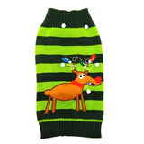 Winter Dog Red Sweater Christmas Clothes