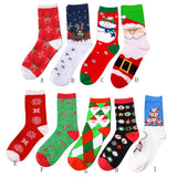 Women And Men Christmas Cotton Sock