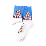 Women And Men Christmas Cotton Sock