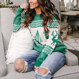 Christmas Sweater Winter Classic Deer Printed