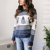 Christmas Sweater Winter Classic Deer Printed