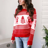 Christmas Sweater Winter Classic Deer Printed